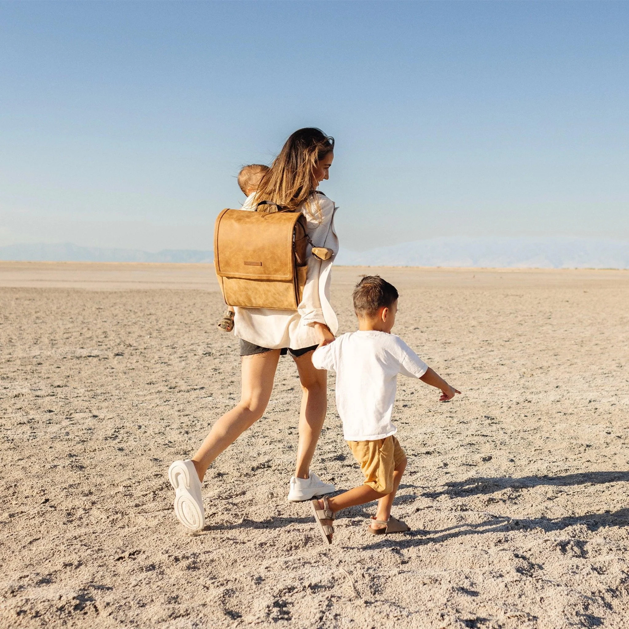 Boxy Backpack in Brioche - Image 8