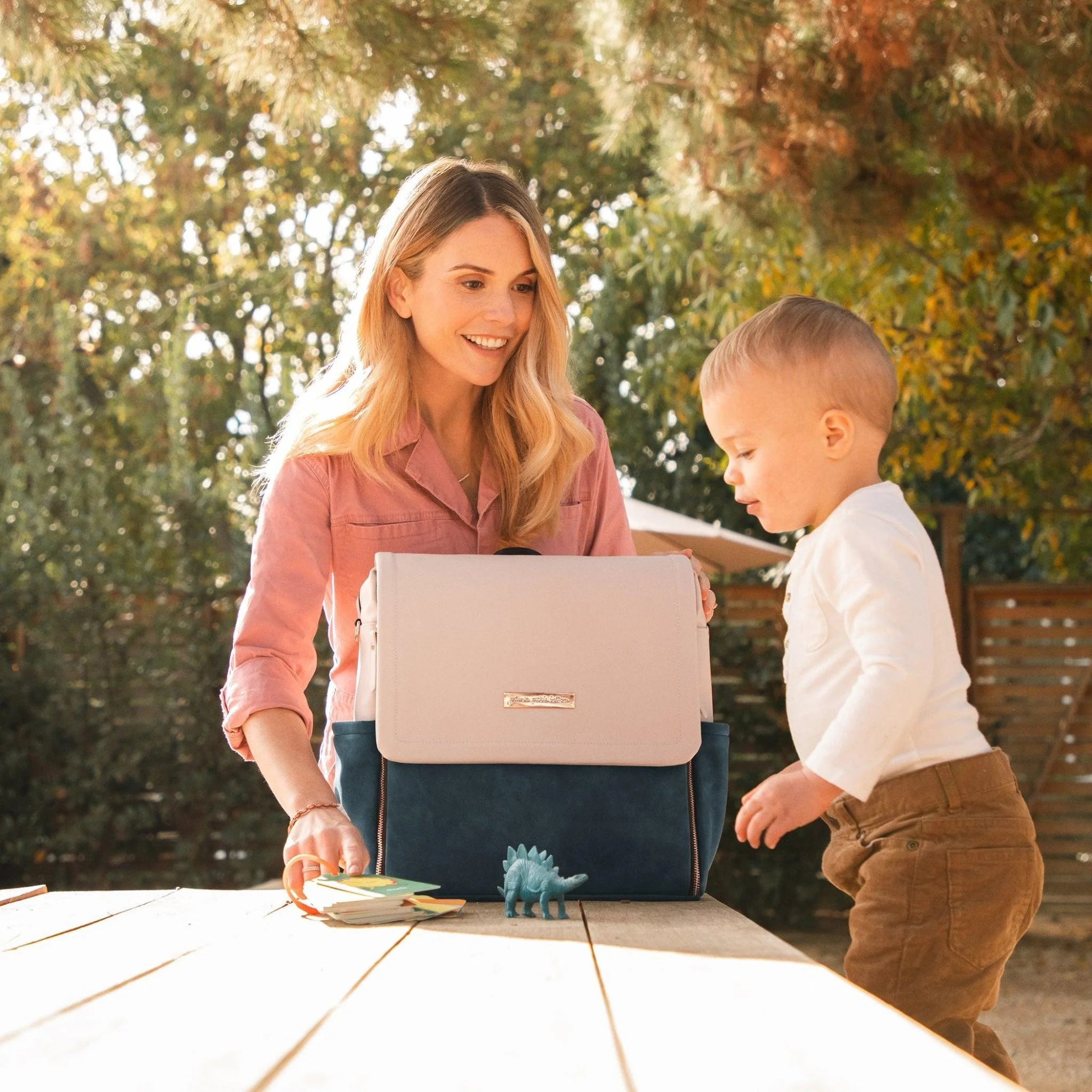 Boxy Backpack in Indigo Blush - Image 8
