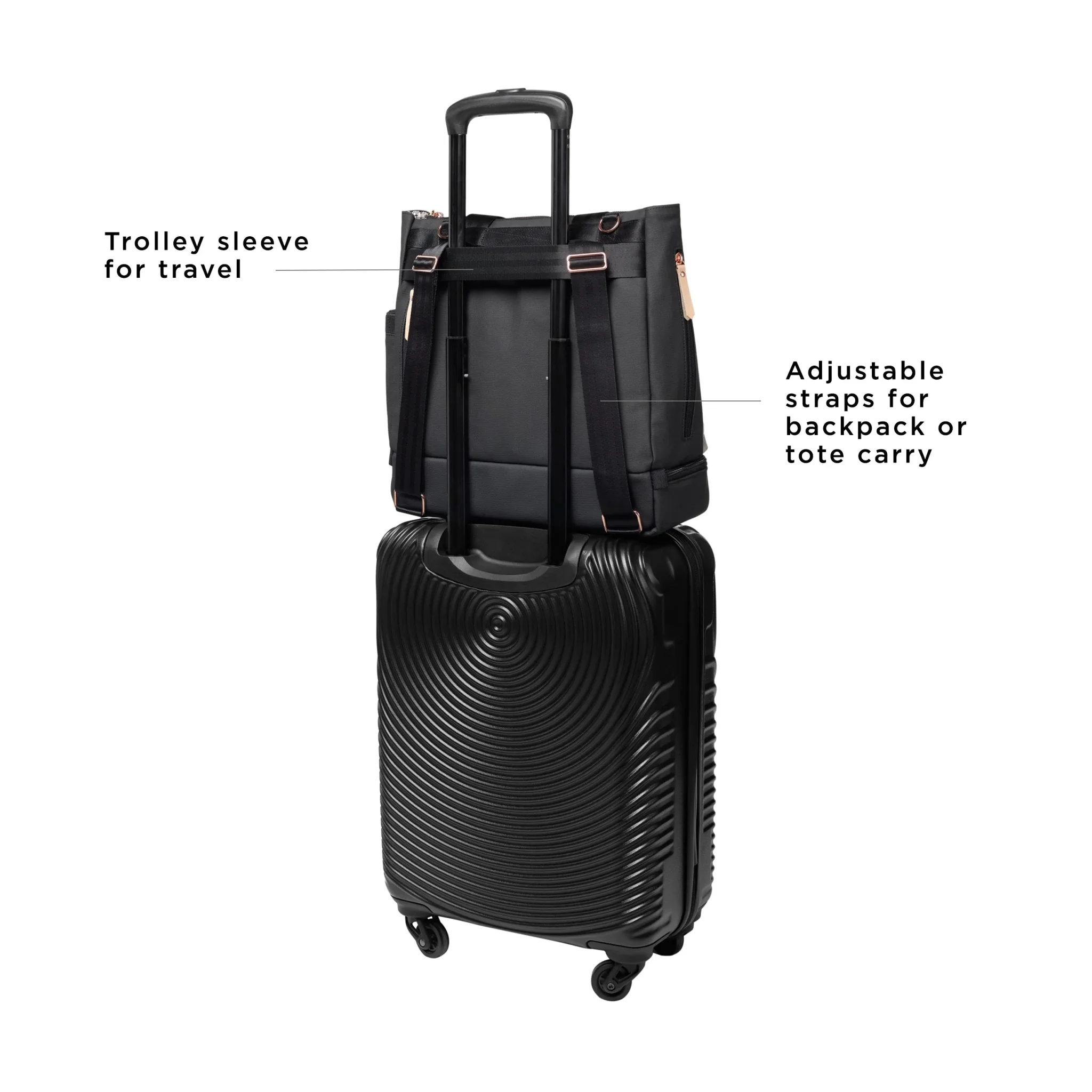 Pivot Pack in Black/Sand - Image 5