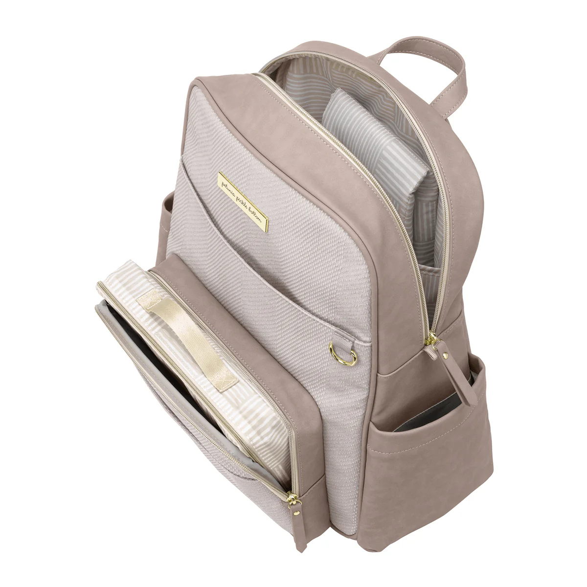 Sync Backpack in Grey Matte Cable Stitch & Criss-Cross Sling Bundle - Image 3